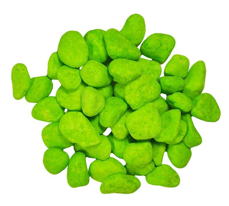 Dekorativer Aquarienkies Happet grün 1.5cm 0.5kg (S-E045YW)