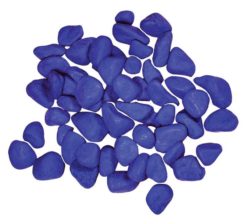 Dekorativer Aquarienkies Happet blau 0.7cm 0.5kg (S-E048YW)