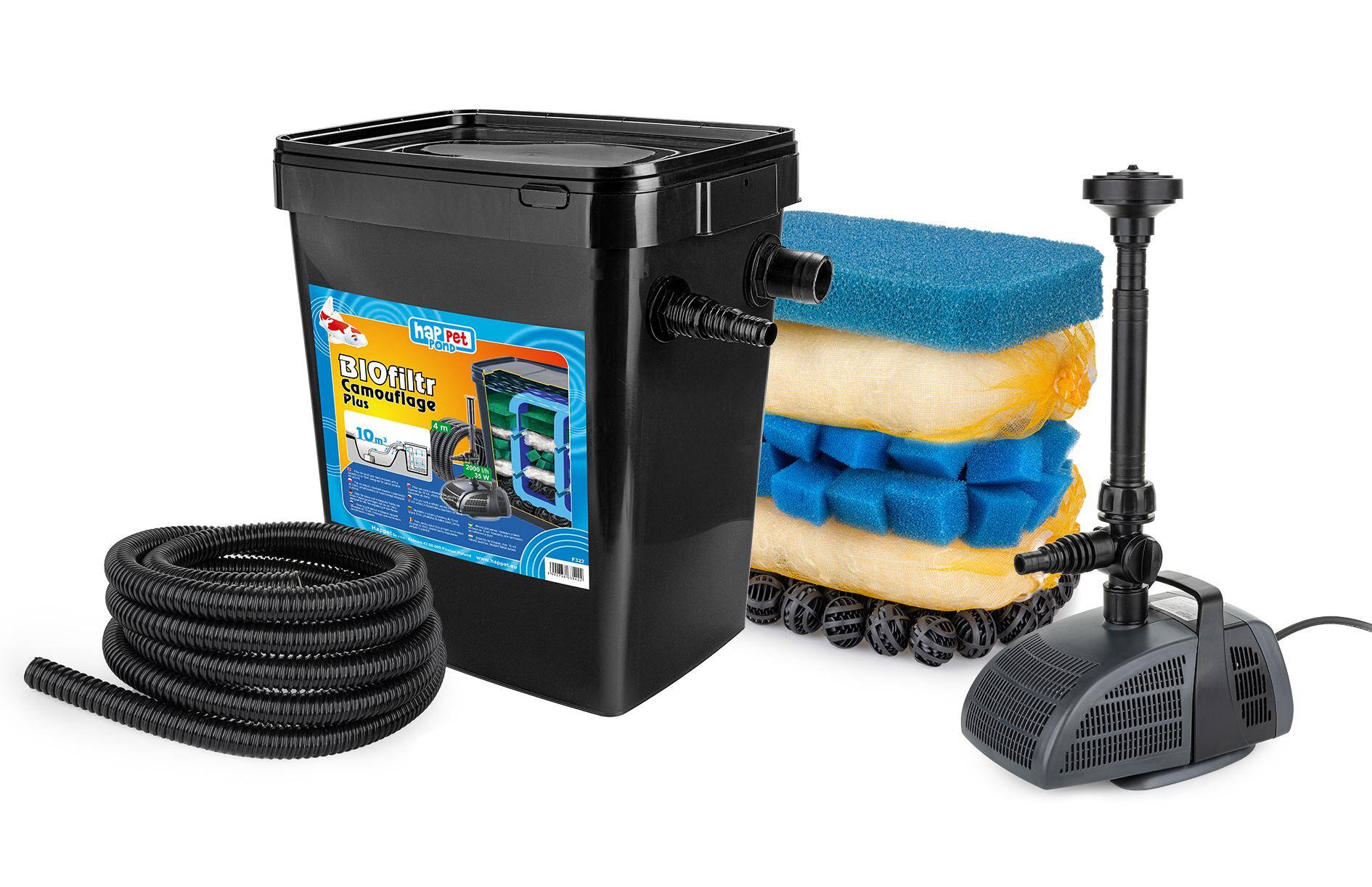 BIOfilter Camouflage Plus set with a pump 2000 L/h