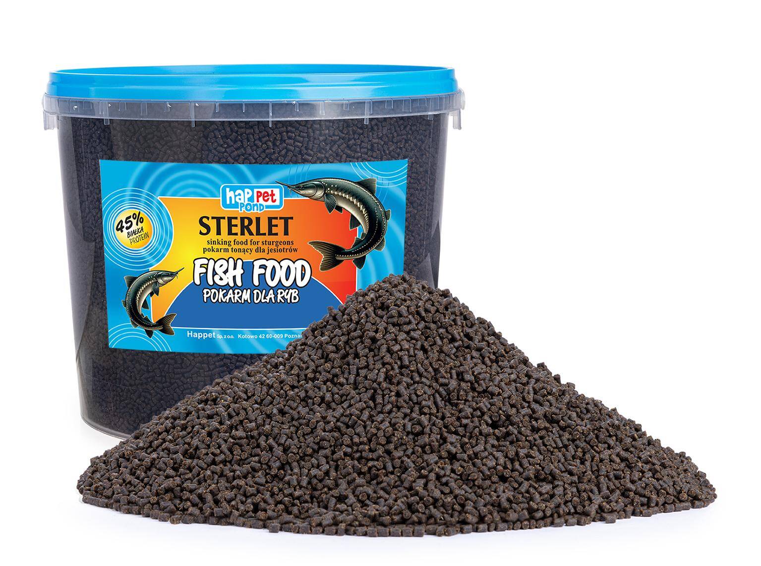 Gran sturio - Futter für Störe, 5-Liter-Eimer (L-P038PO)
