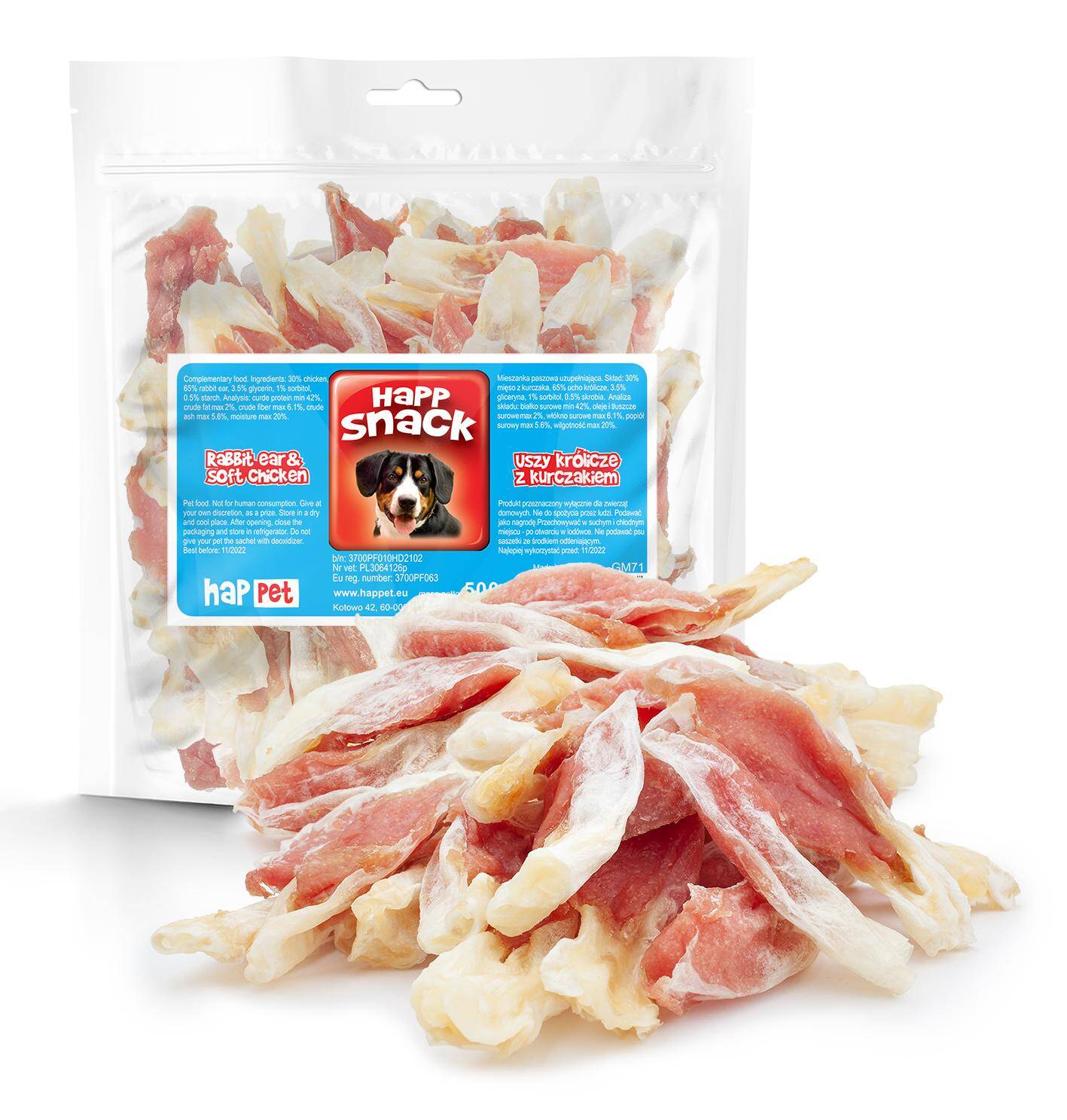 Rabbit Ears & Chicken - Happet GM71 - 500g