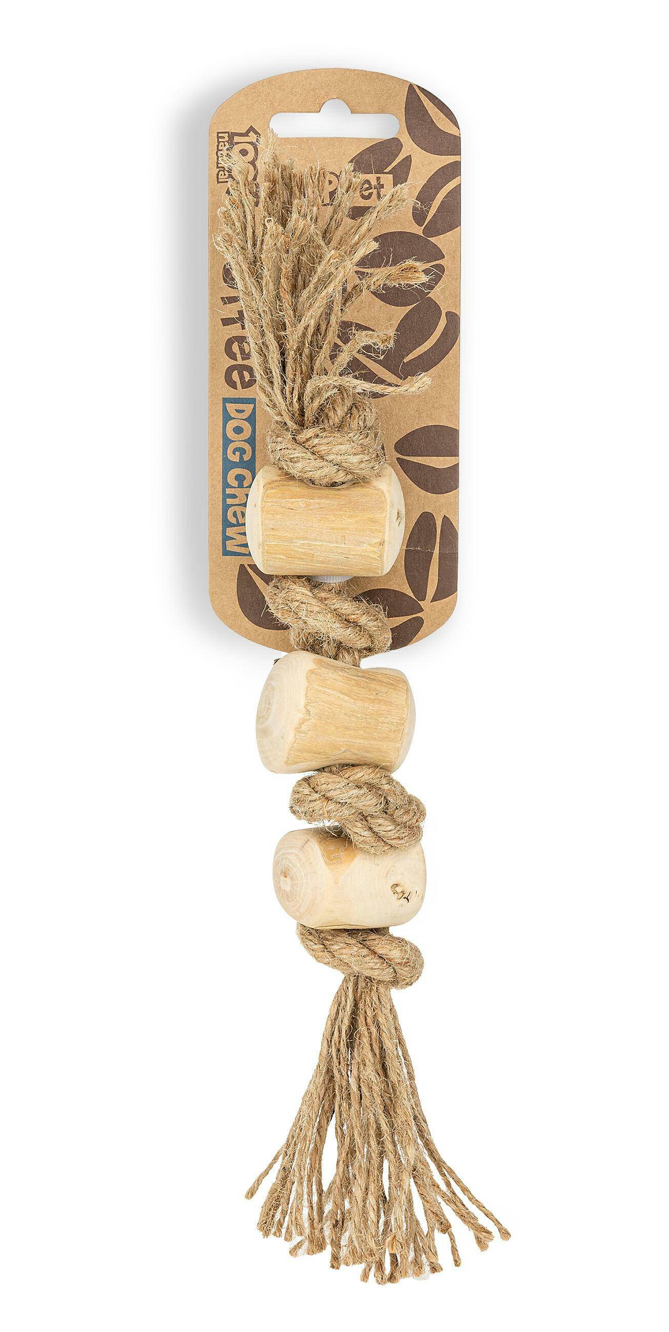 Coffee tree dog chew triple jute S