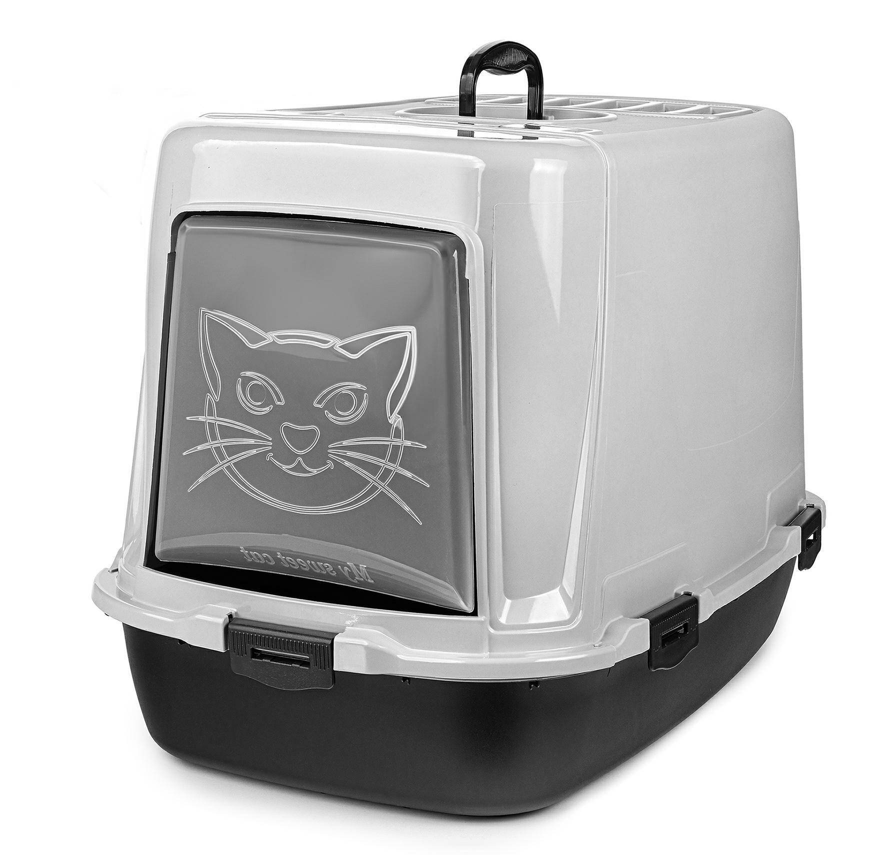Advance Litter Box Gray & Black