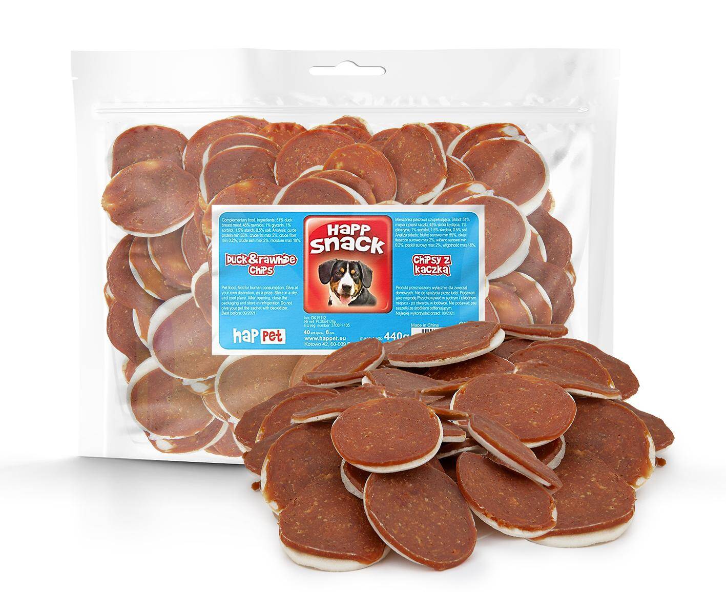 Enten-Chips, 440g Happet GM84 (Z-GM84PI)