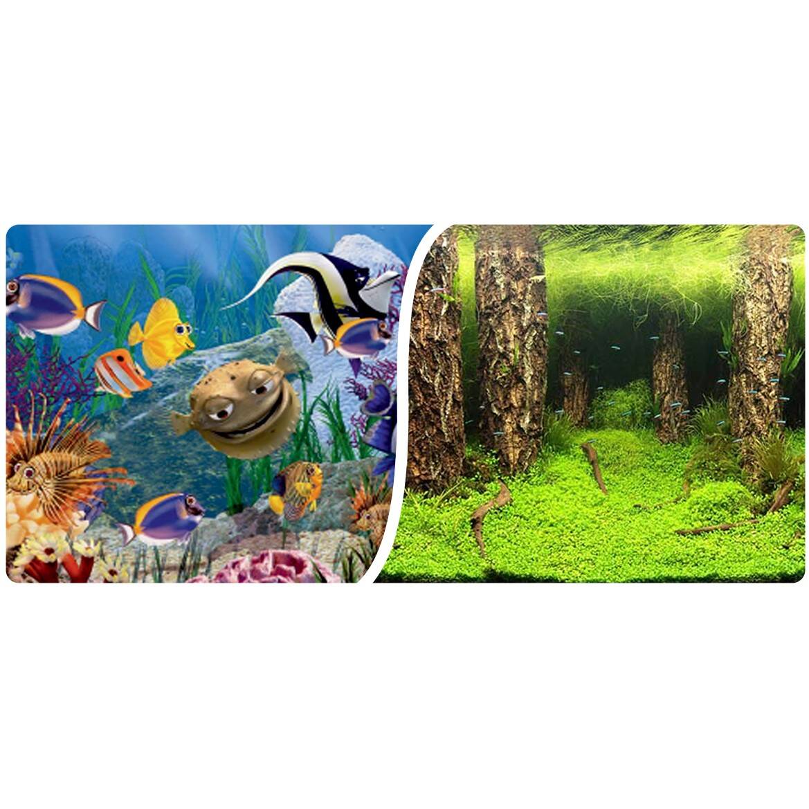 Aquaristic background roll 40 cm