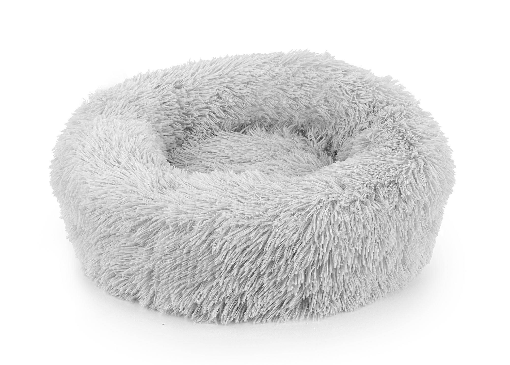 Plush pet bed grey M 60cm