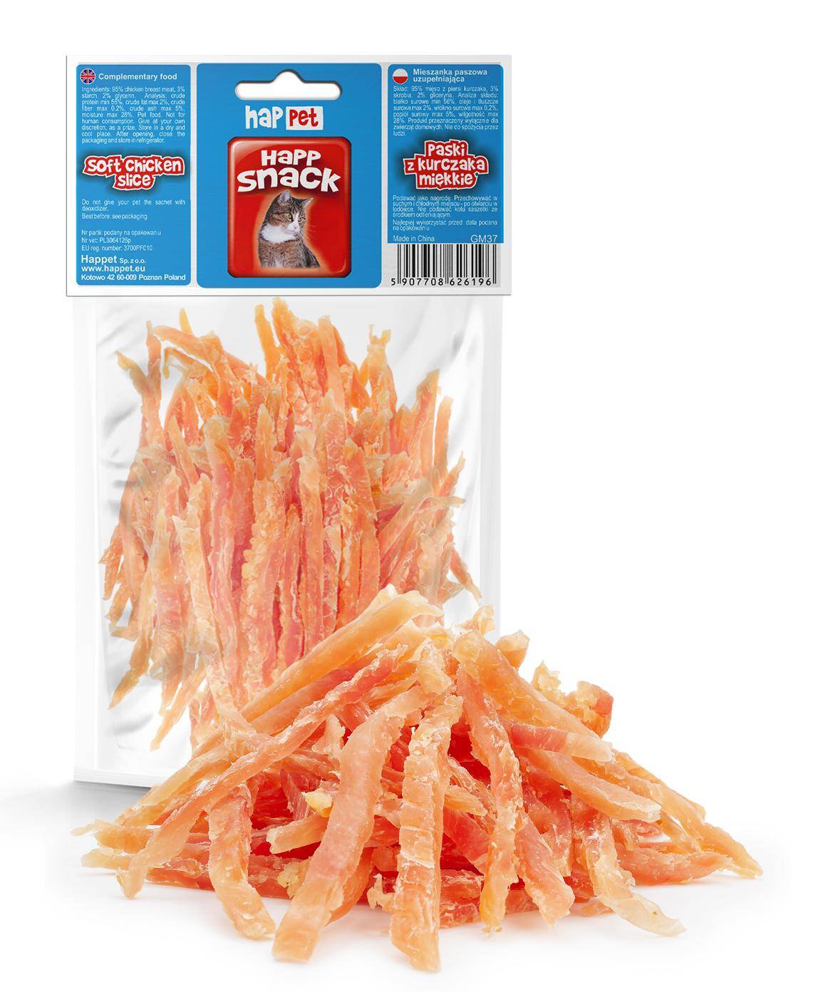 Cat Chicken Stripes / Soft - Happet - 100g