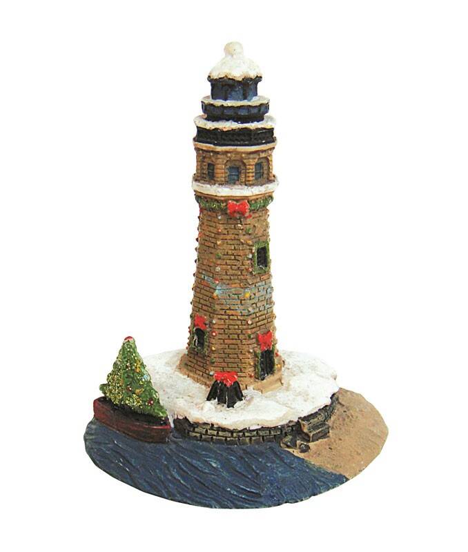Aquarium lighthouse decoration Happet R116 8 cm