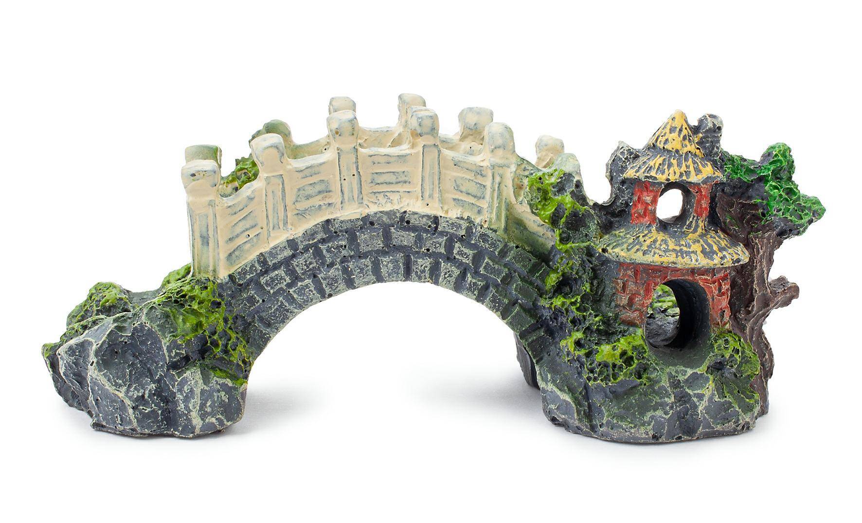 Aquariendekoration - Brücke Happet R066 10 cm (S-R066SH)