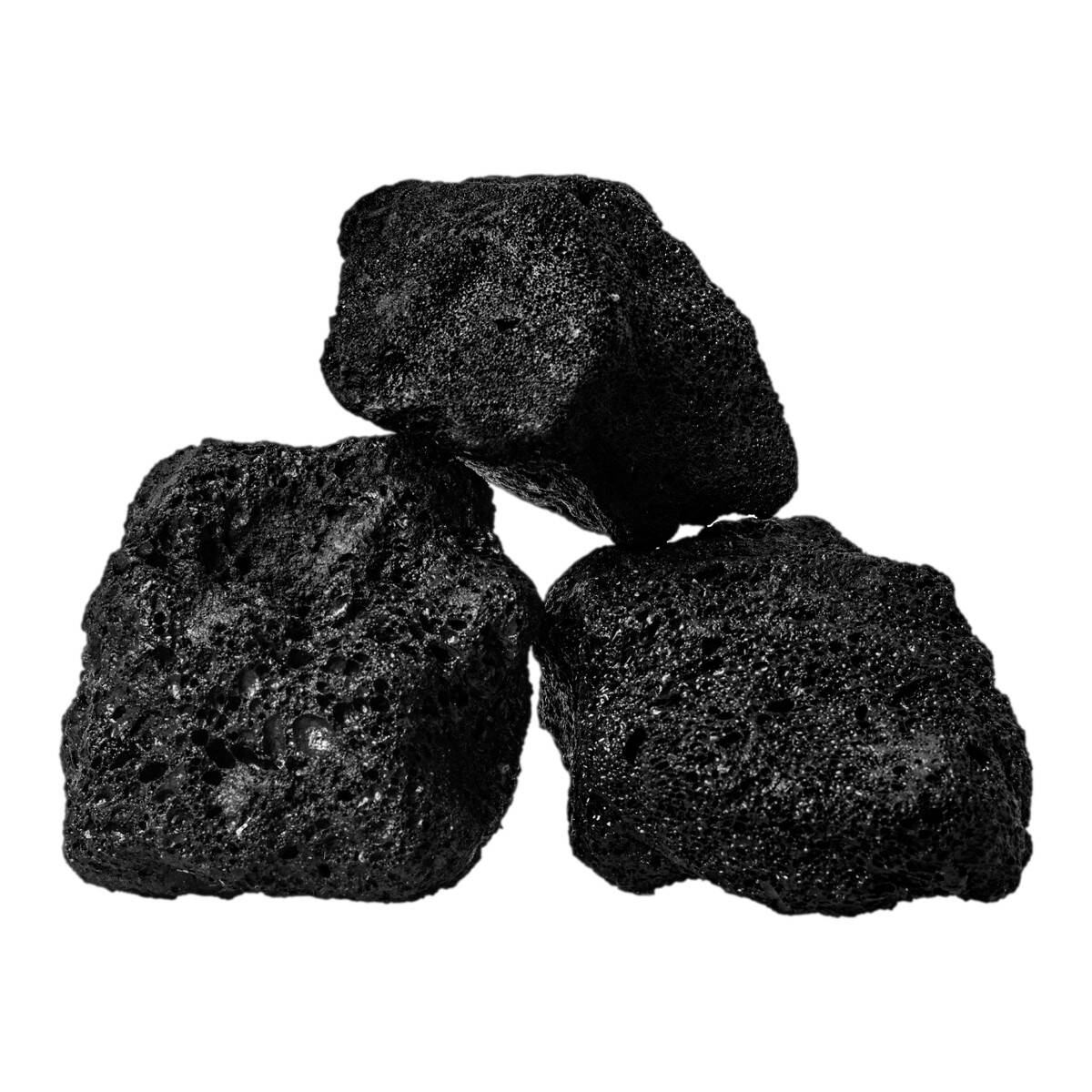 Schwarze Lava für die Dekoration von Aquarien Happet (L-D306KO)