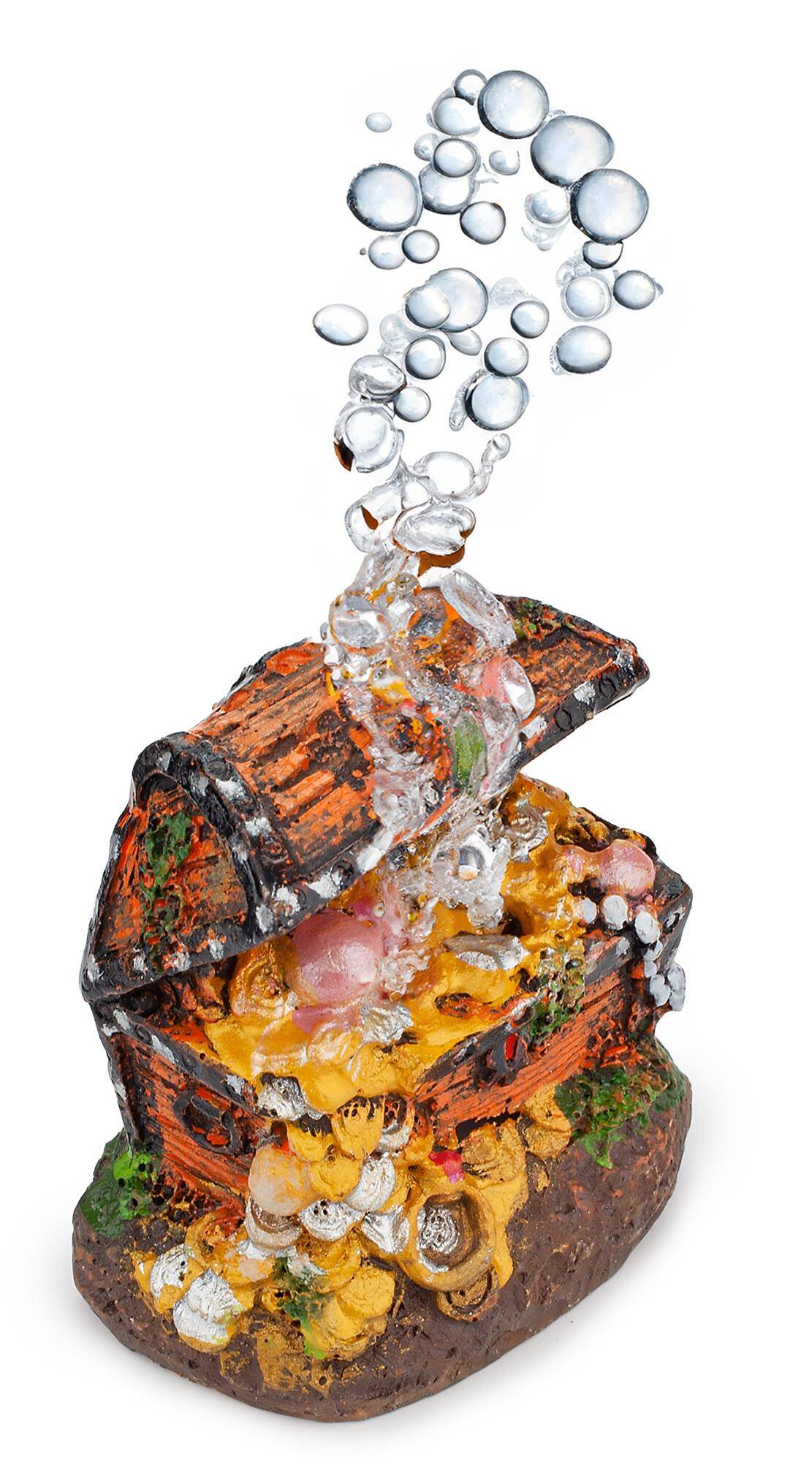Aquarium bubble decoration - treasure Happet U736 - 5,5 cm