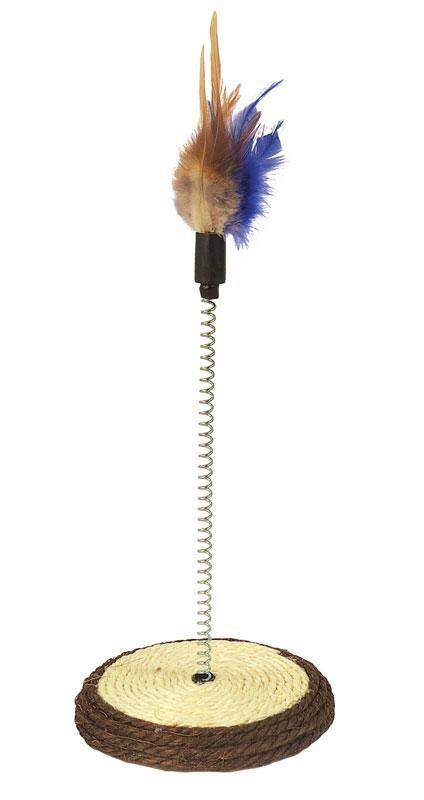 Toy HAPPET Feathers on spring - 12 cm