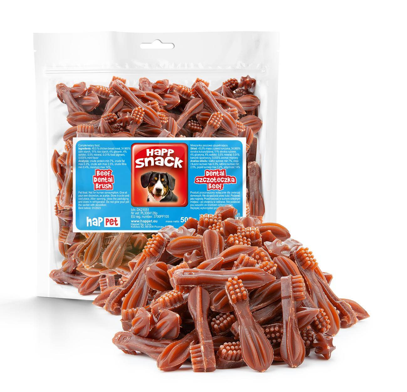 GM08 Dental Zahnbürste Rindfleisch 500g (Z-GM08PI)