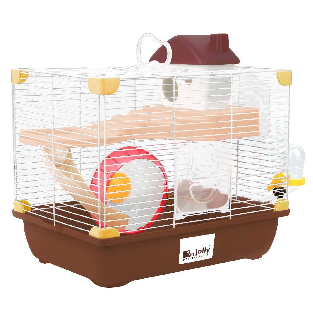 Cage GREMI Cozzy Cottage L / Brown - Happet