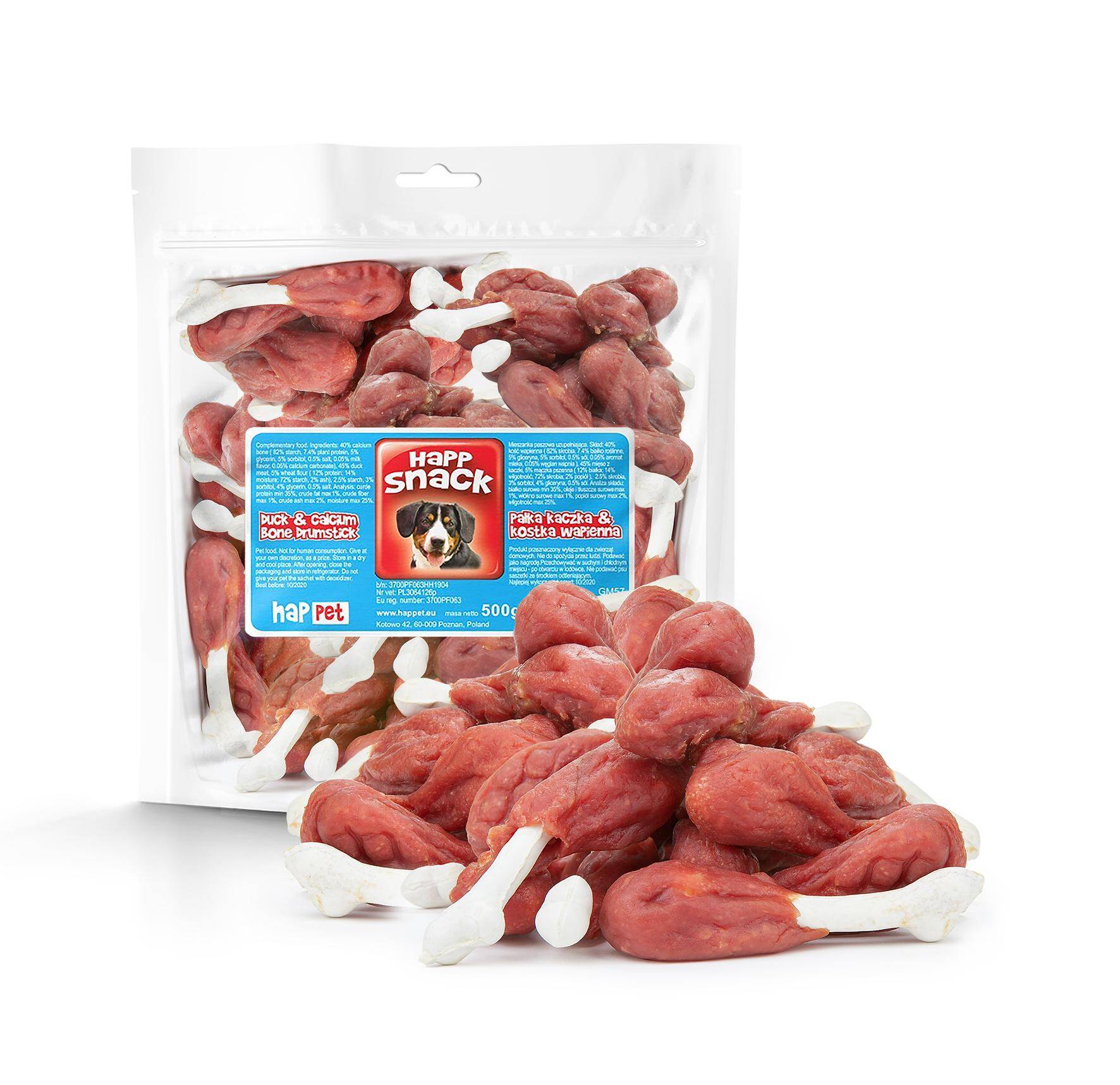 Duck / calcium bone drumstick - Happet GM57 - 500g
