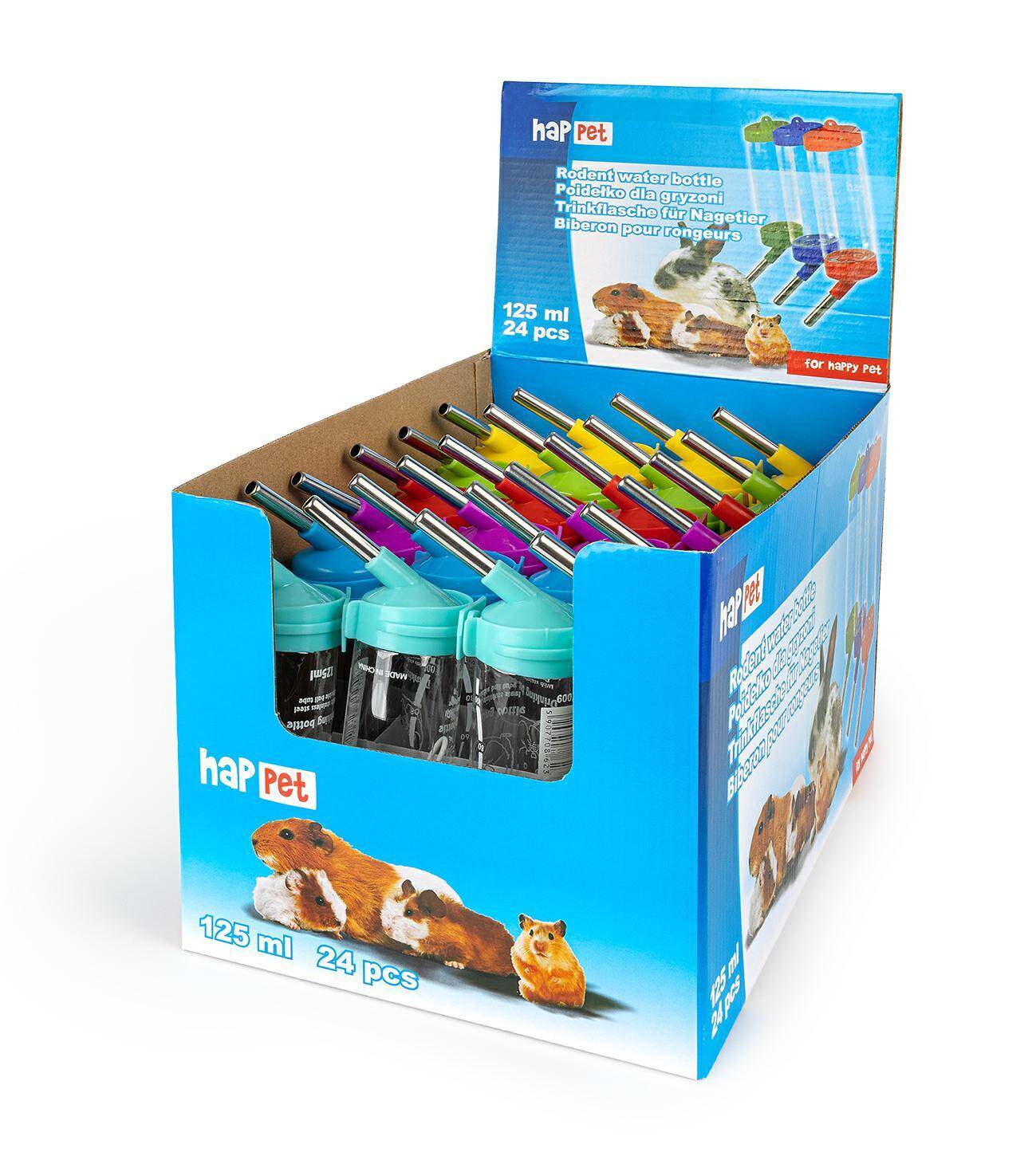 Rodent Water Bottle Set / 250 ml - 24 pcs - Happet