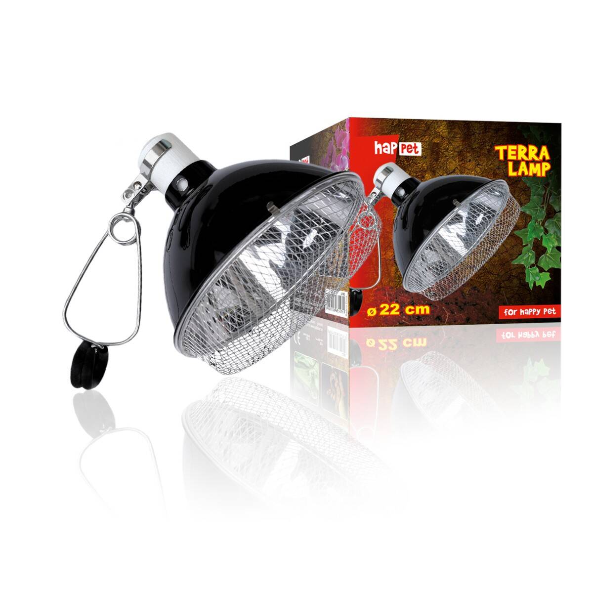 Terra clamp lamp with grill, diam. 22cm