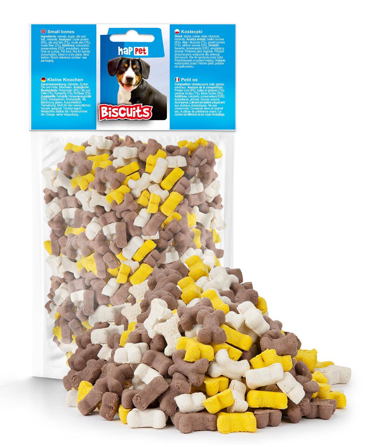 Biscuits small bones 150g Happet (Z-DB16CM)