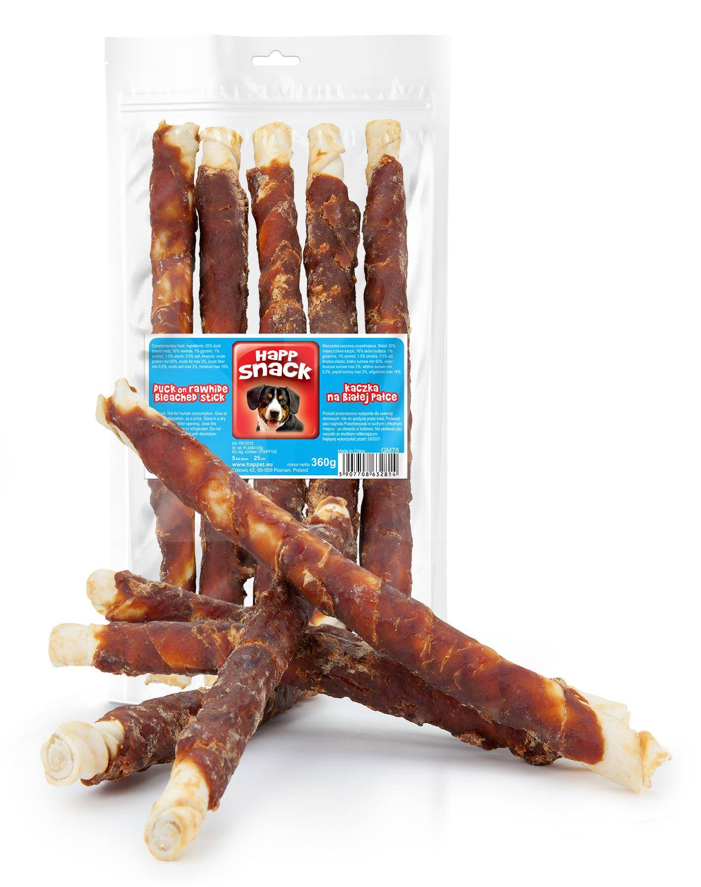 Duck & bleached stick - Happet GM78 - 360 g