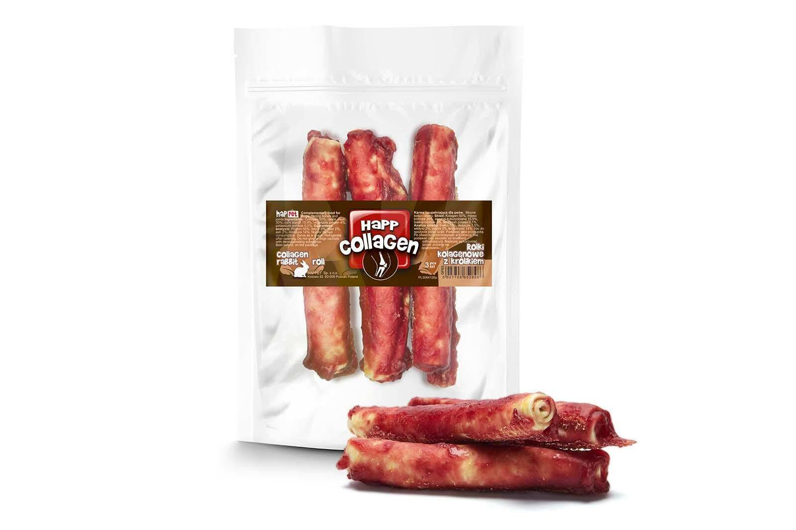 Collagen Rolls with Rabbit – Dog Treat (3 pcs.)