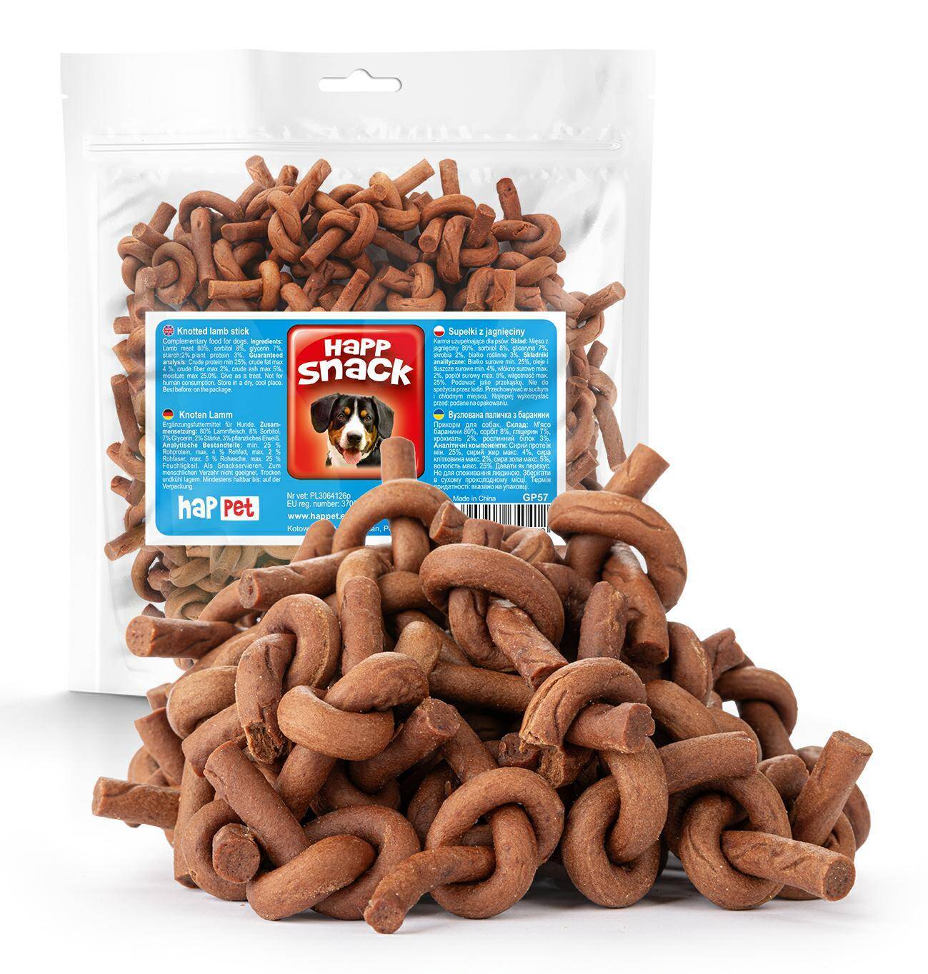 Dog Treats - Lamb Knots 500g