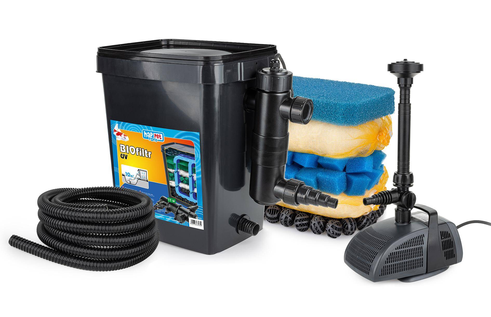 UV Biofilter - set with pump 2000l/h