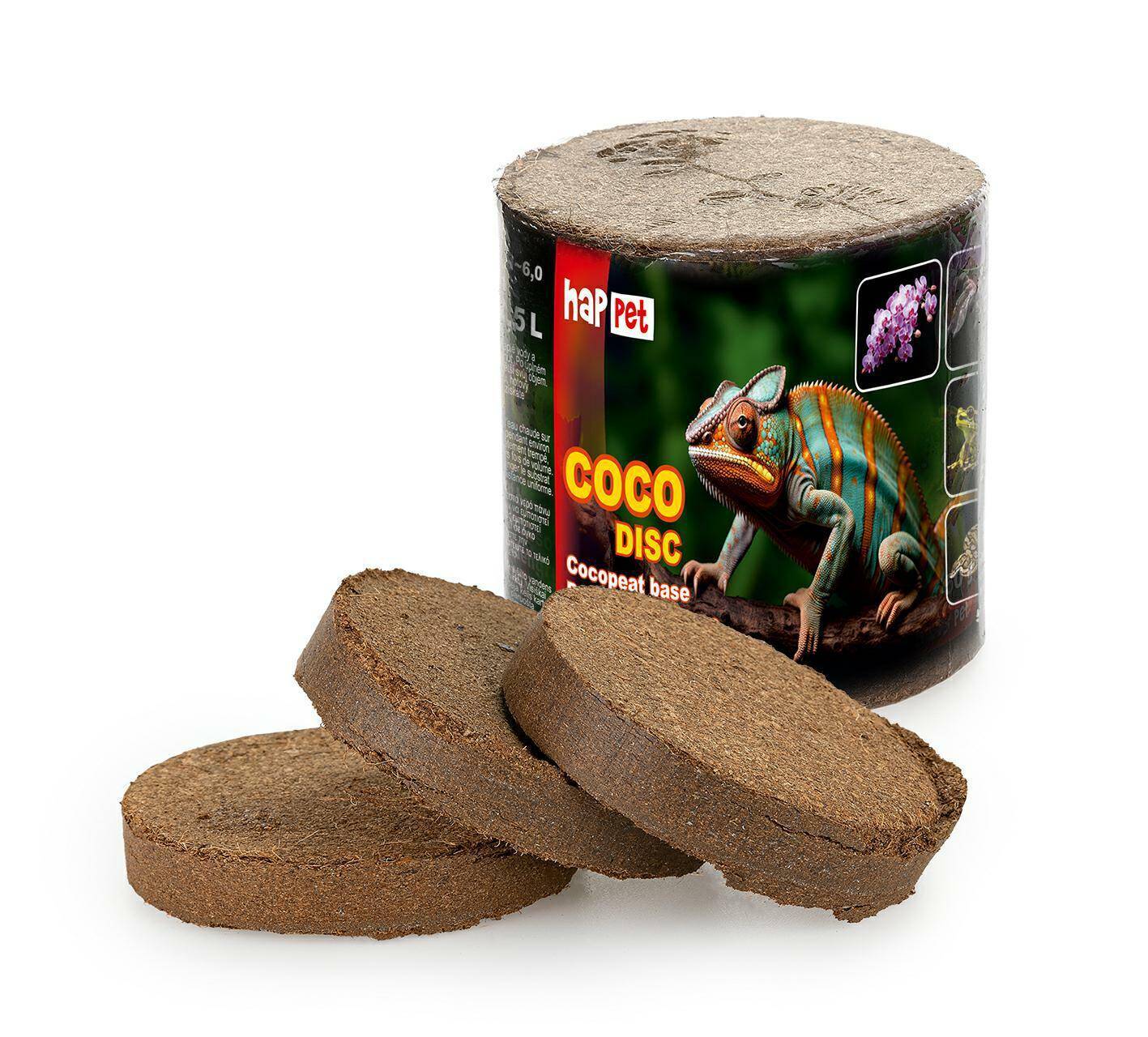 Kokosnuss-Substrat in Scheiben, 550g Happet 5 x 110g (T-D602AF)
