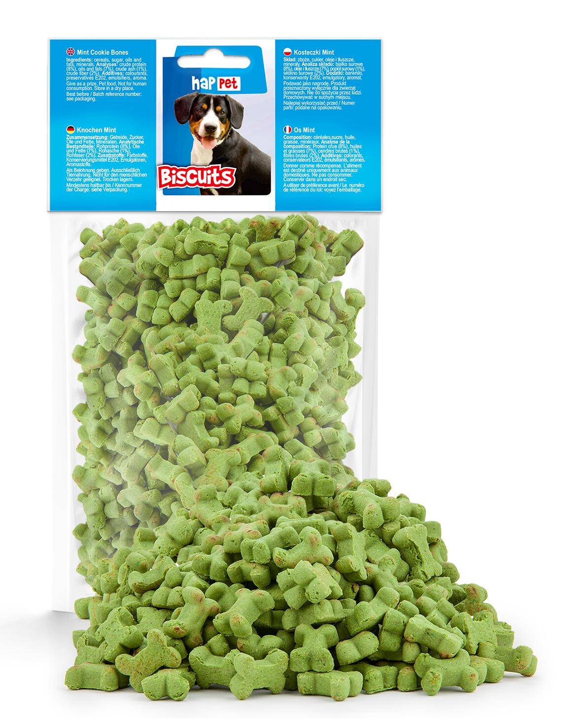 Würfelkuchen für Hunde  Minze 150 g Happet (Z-DB17CM)