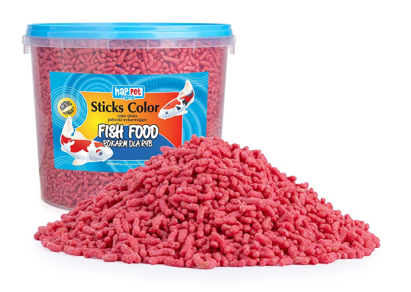 Die Fischfutter Stäbchen farbverstärkende rote 10L (L-P009PO)