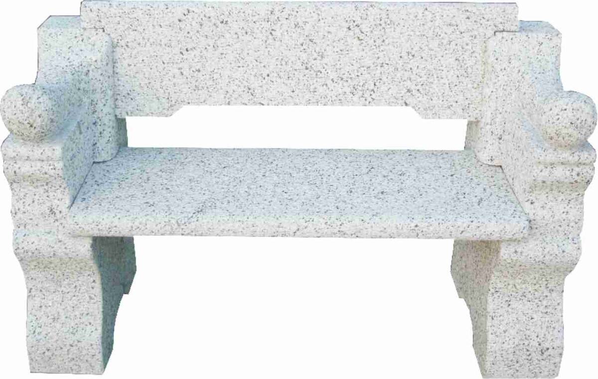 Armchair unpolished grey