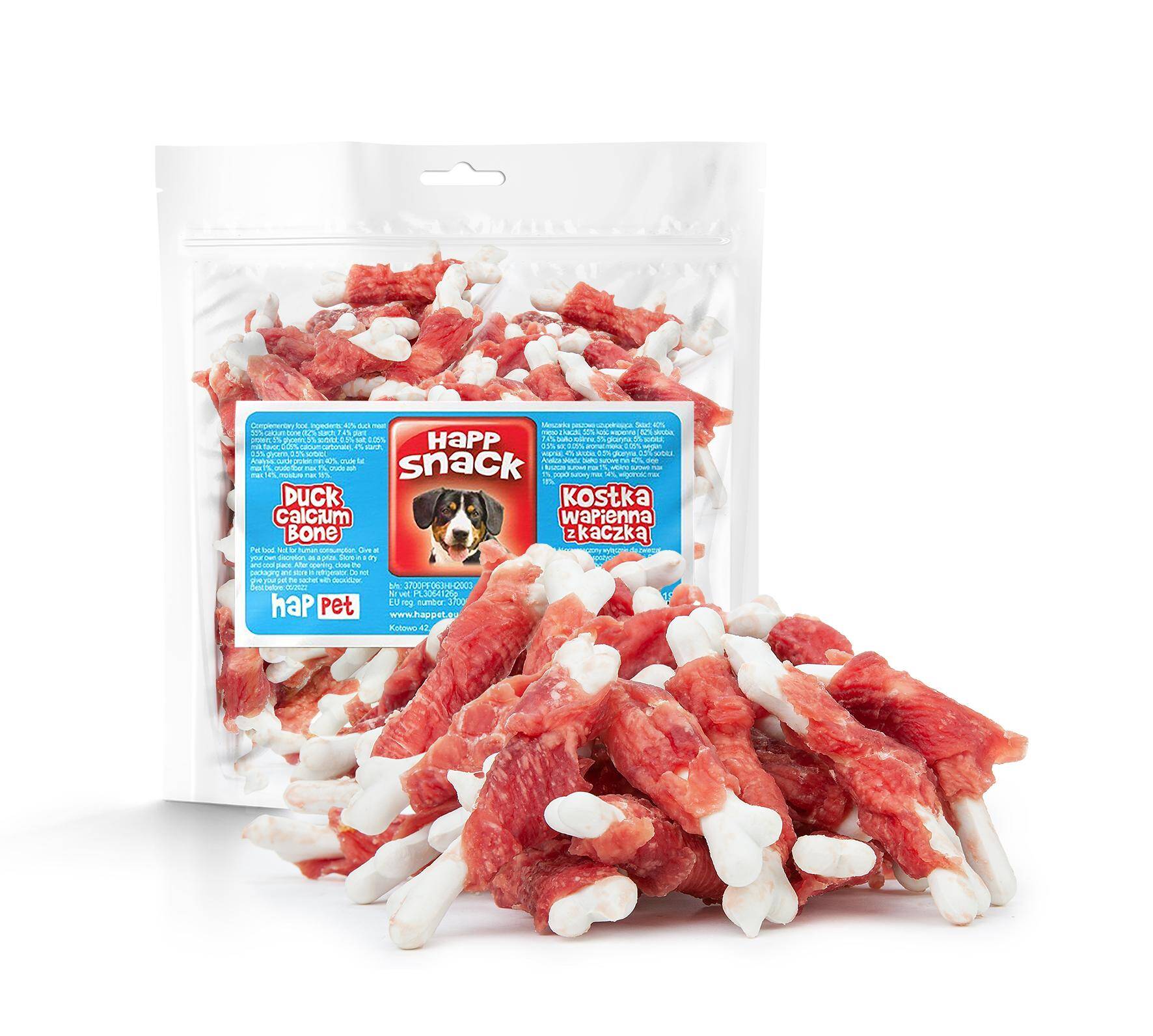 Duck with calcium bone twisted - Happet GM19 - 500g
