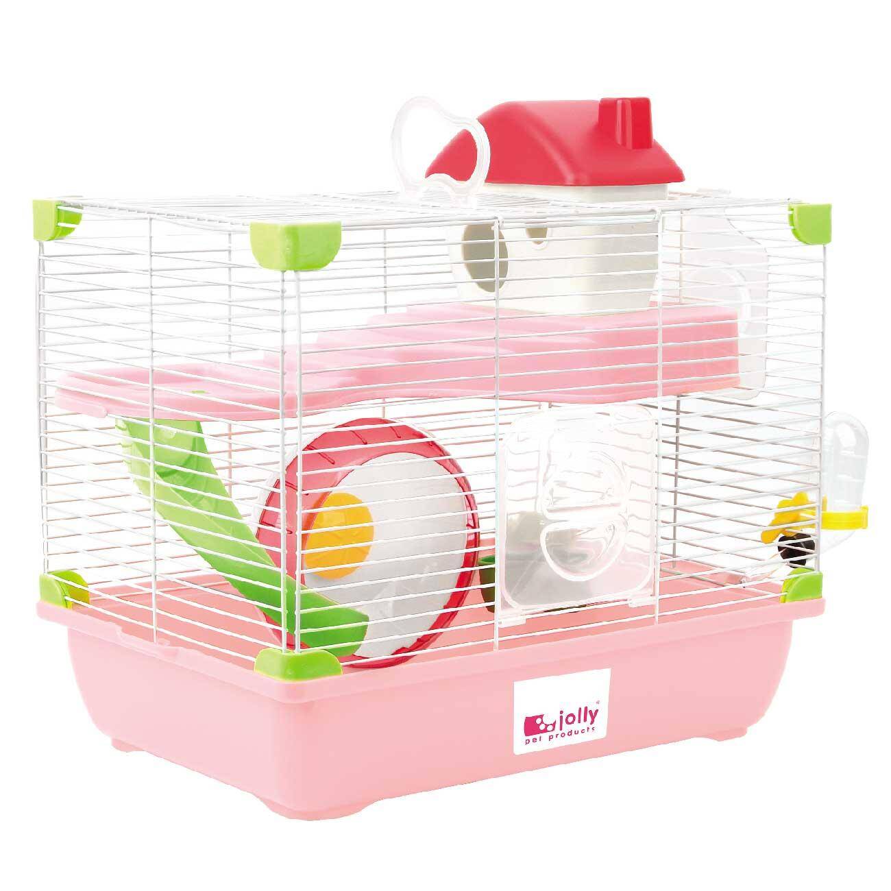 Cage GREMI Cozzy Cottage L / Pink - Happet