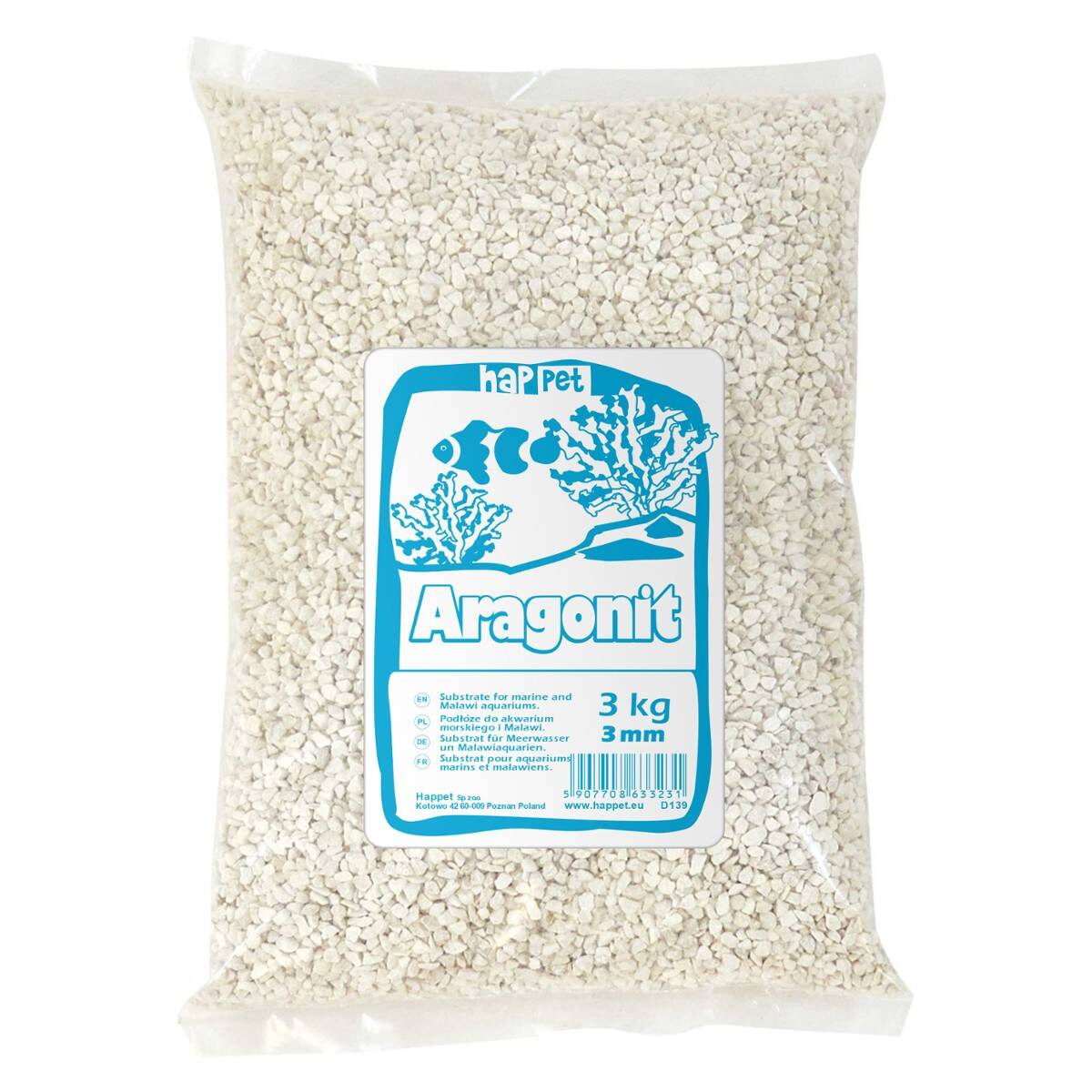 Aragonit Happet 2,0-3,0mm 3kg (M-D139AR)