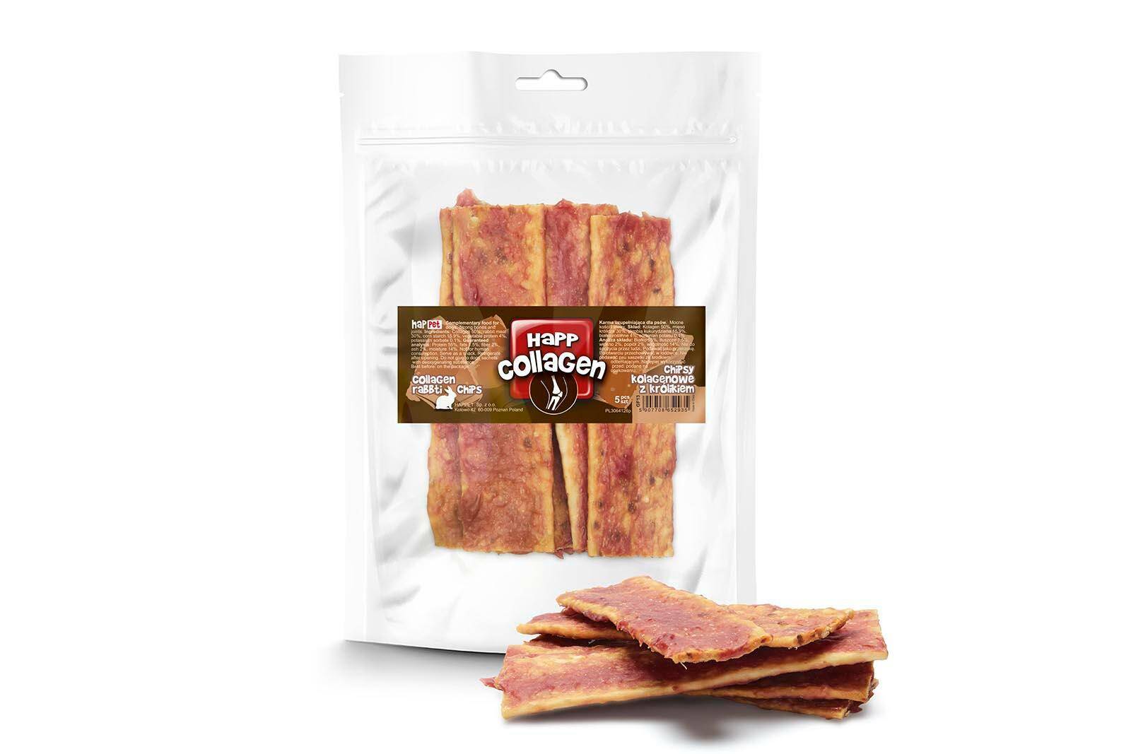 Collagen Chips with Rabbit – Dog Treat (5 pcs.)