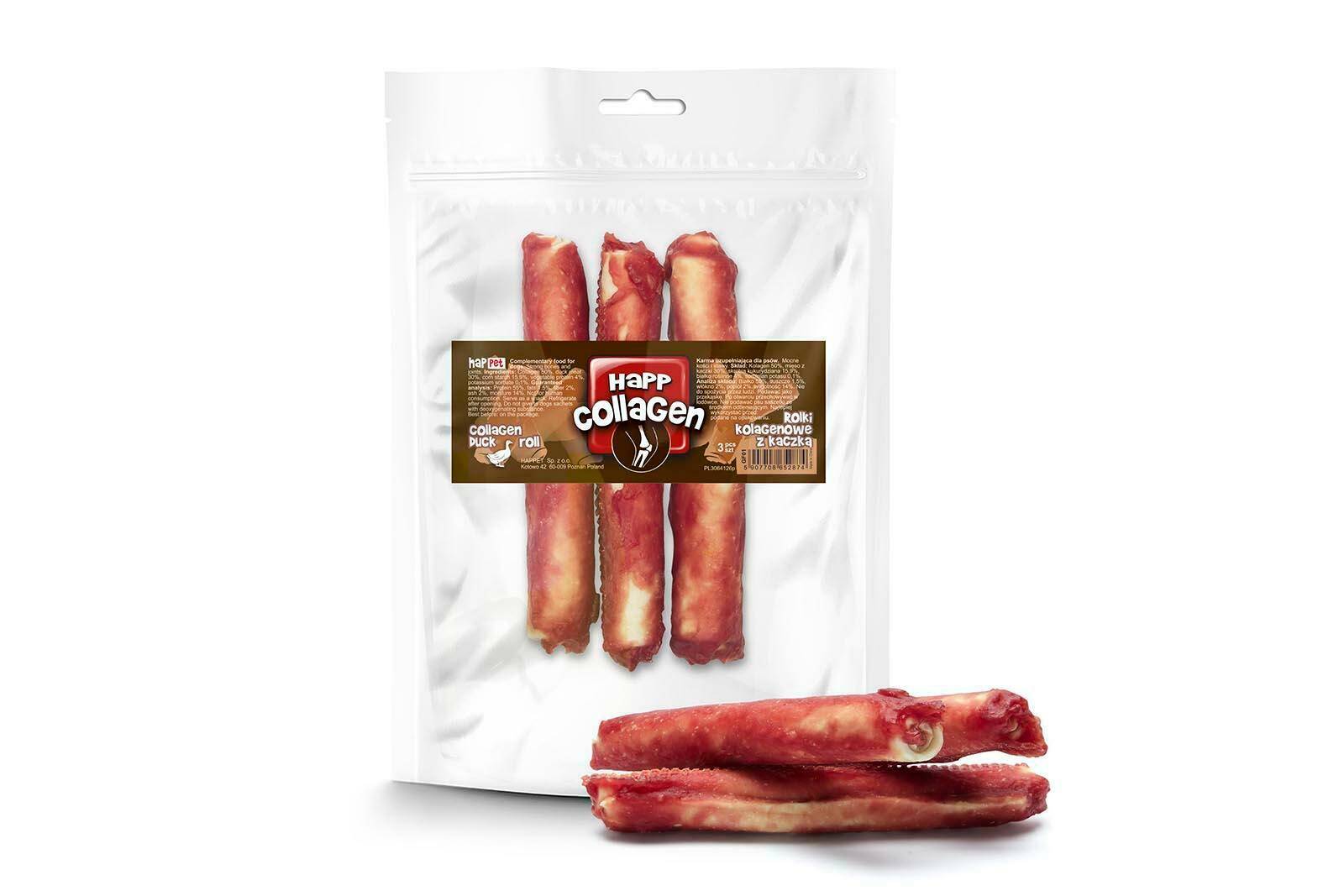 Collagen Rolls with Duck – Dog Treat (3 pcs.)