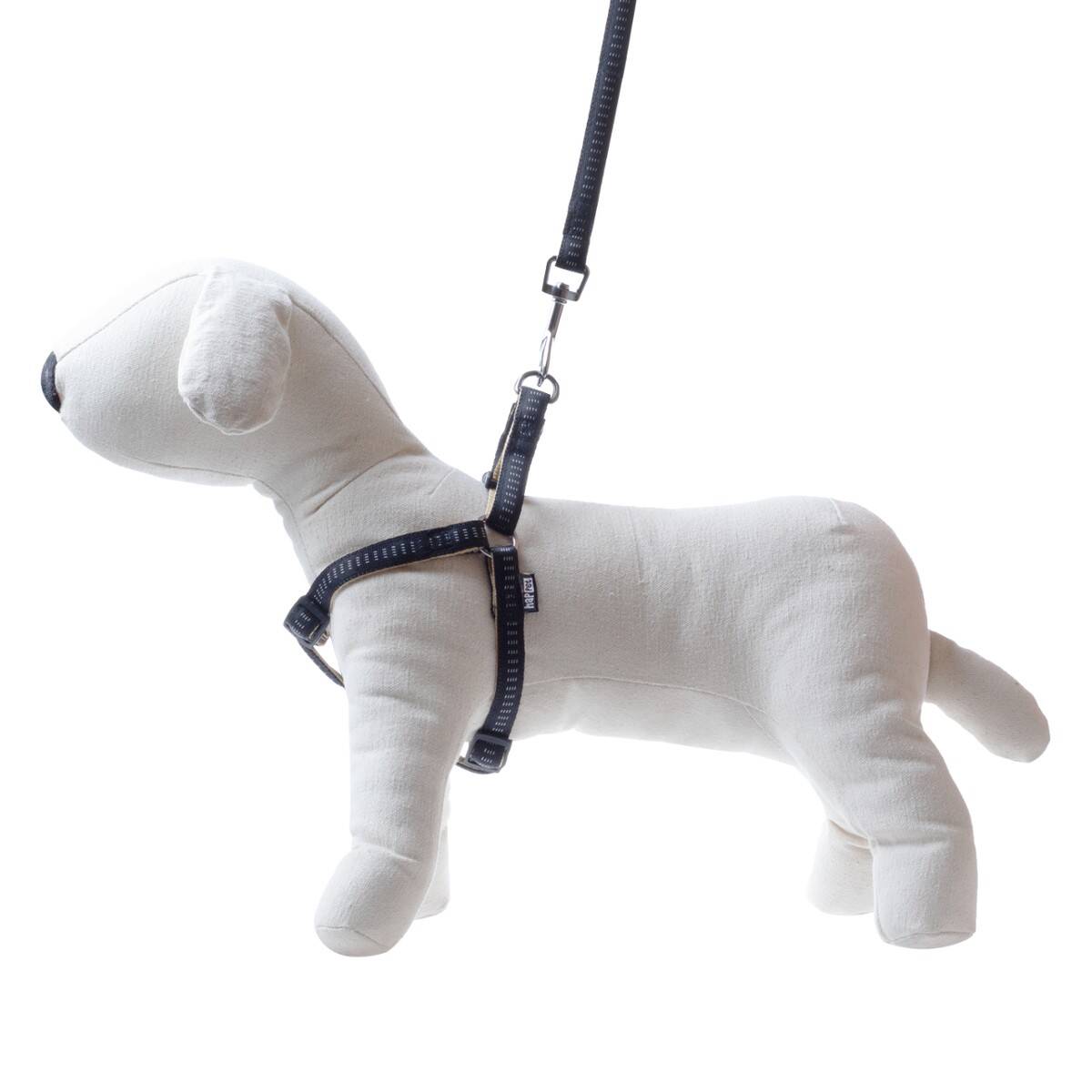Nylon Hundeleine und Träger Set Soft Style Größe S Happet schwarz S 1.0 cm (Z-JB51JJ)
