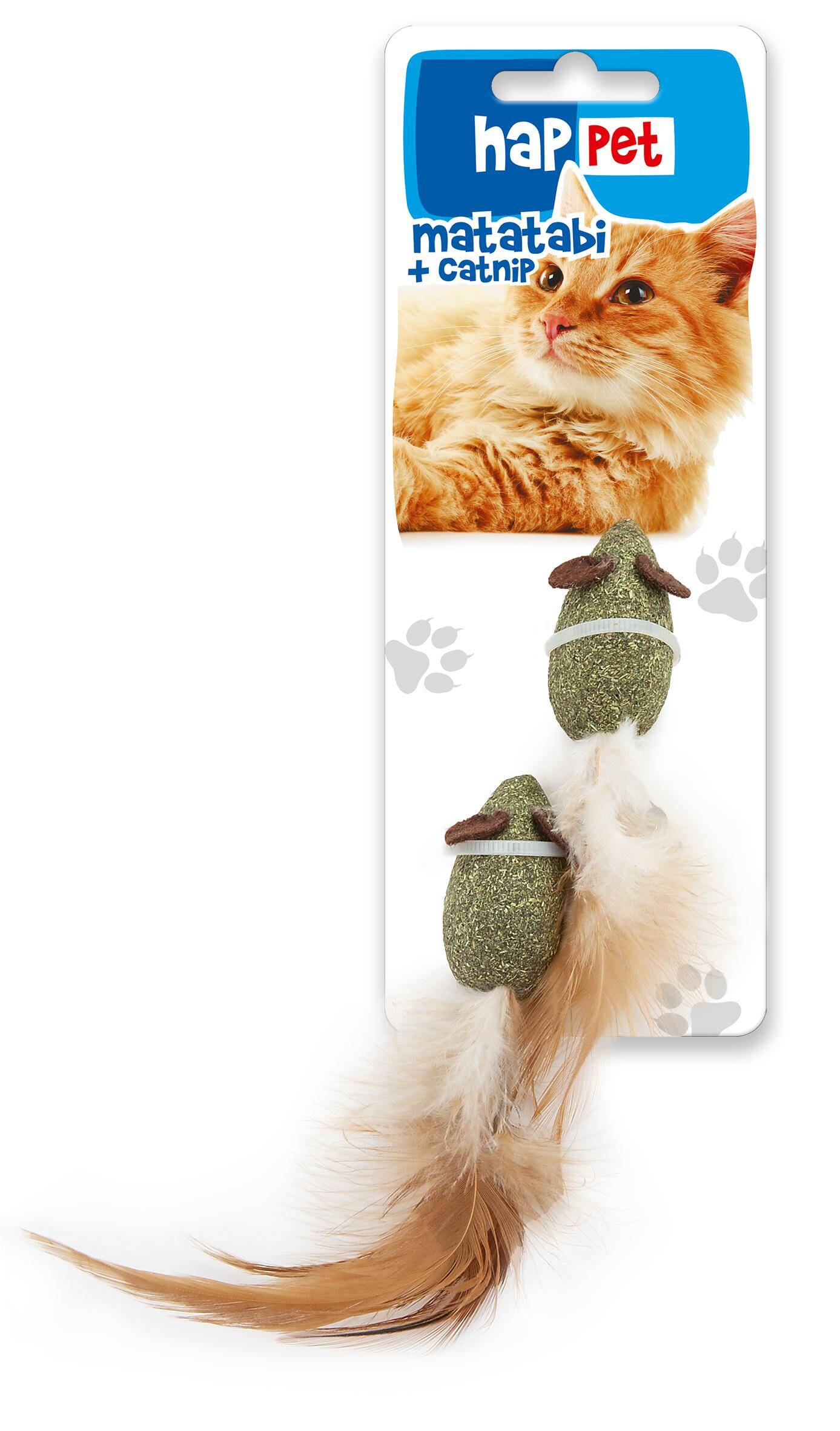 Matatabi & Catnip mice with feather