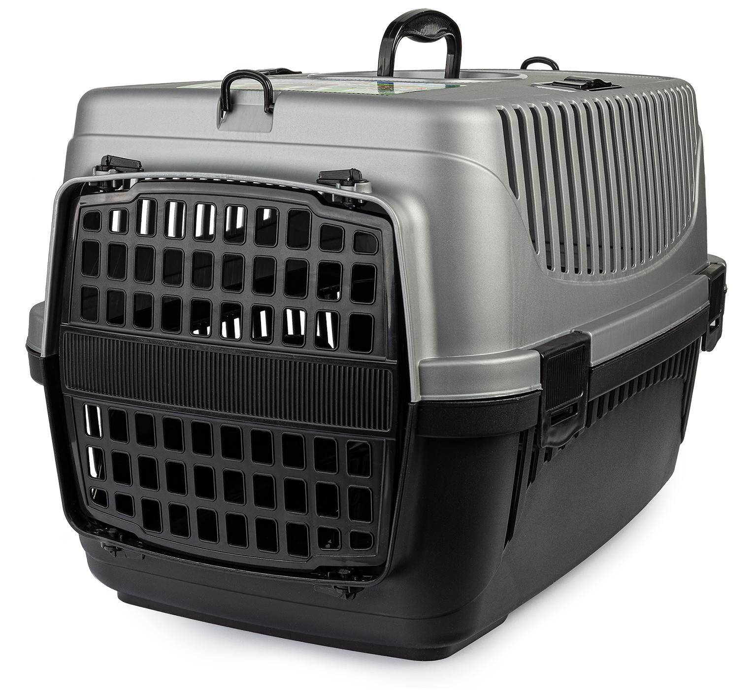 Pet Carrier POLLY M Gray & Black