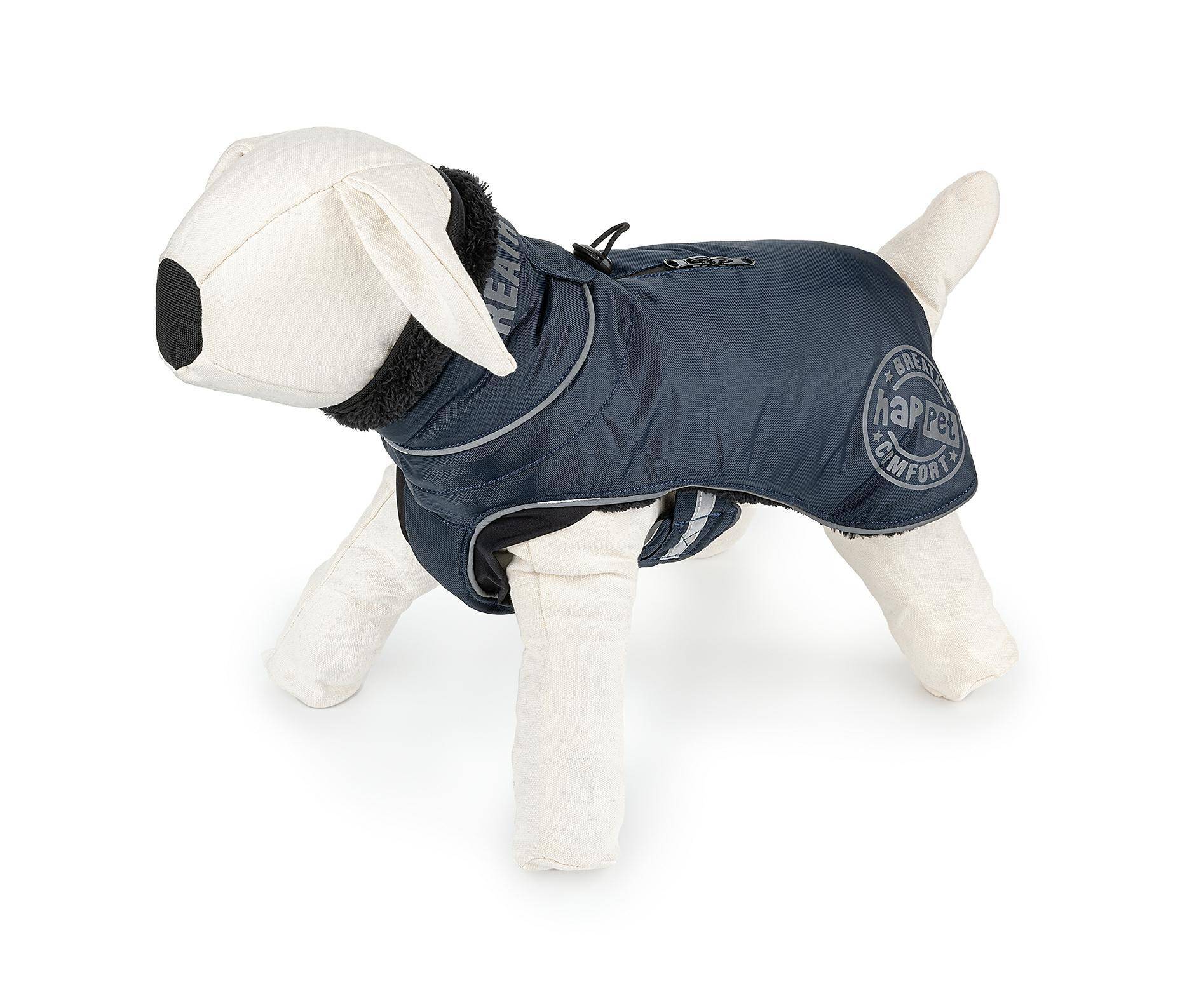 532A Dog Coat with a Double Collar