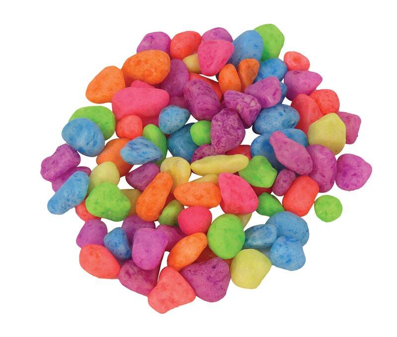 Dekorativer Aquarienkies Happet fluo. mix 1.5cm 0.5kg (S-E083YW)
