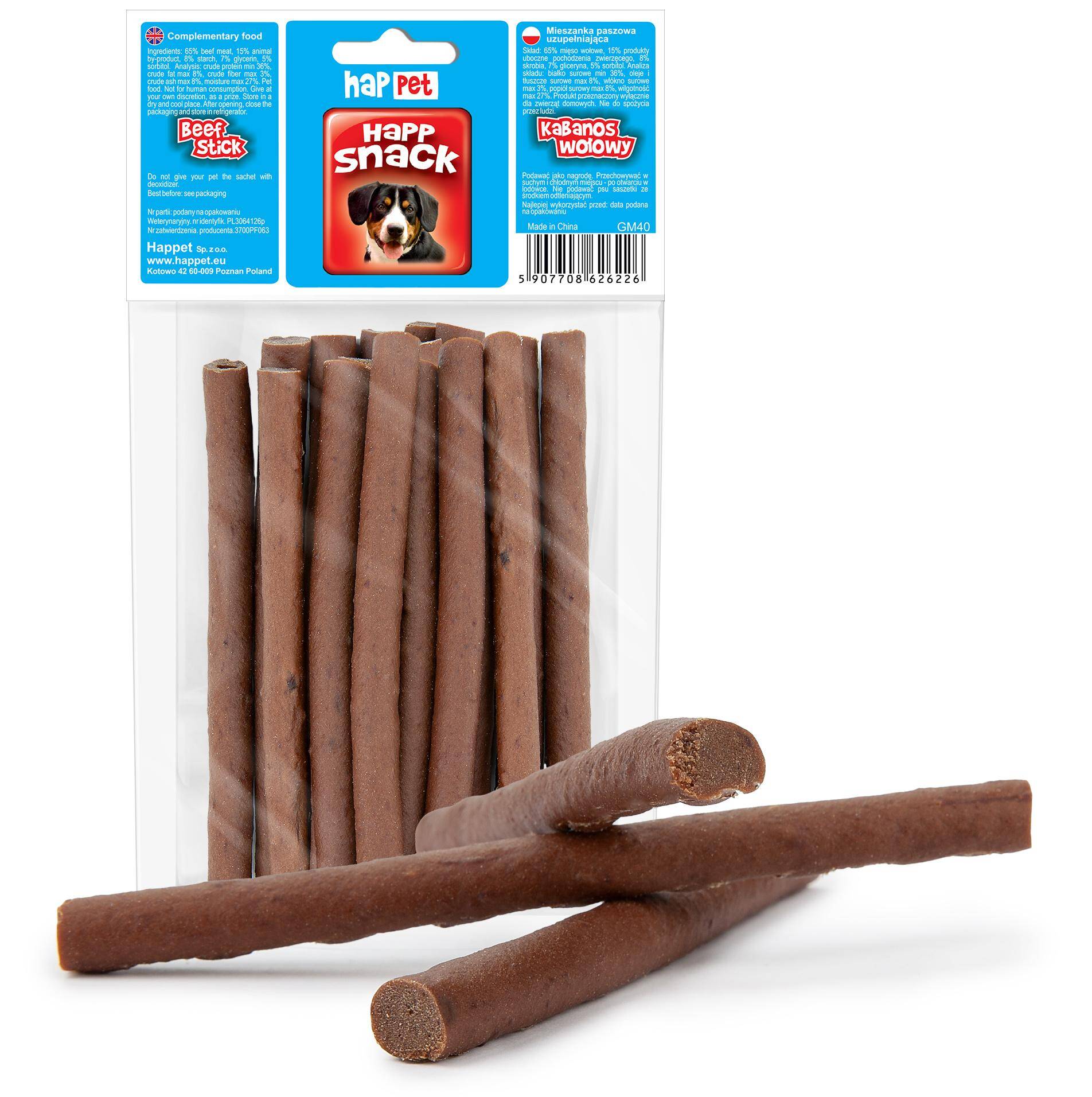 Beef Stick - Happet GM40 - 100g