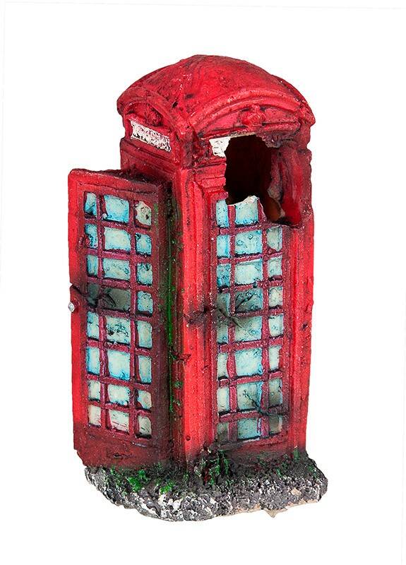 Aquariendekoration - Englische Telefonzelle Happet R004 8cm (S-R004SH)