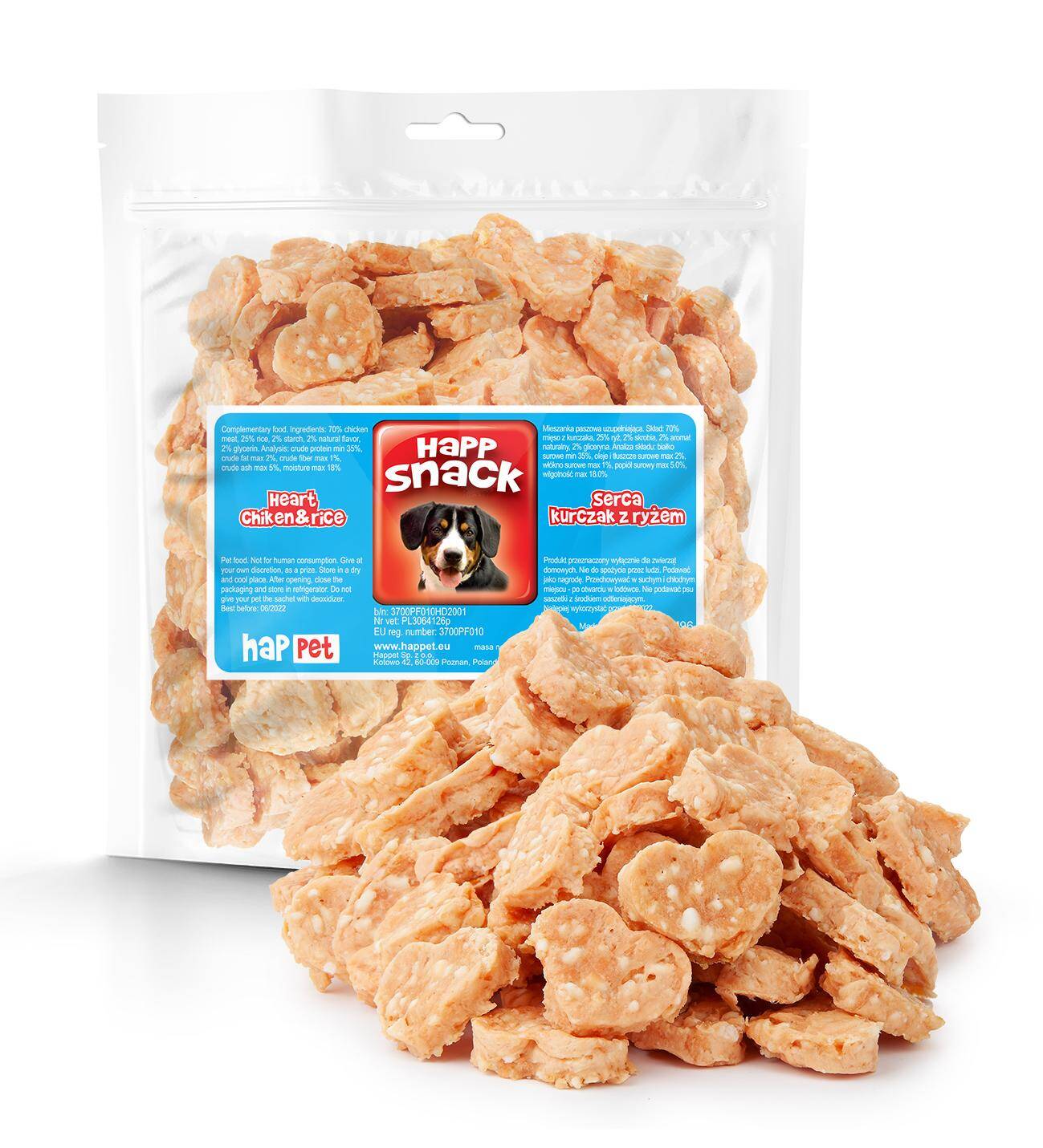 Chicken & rice hearts 4cm Happet (Z-GM96HC)