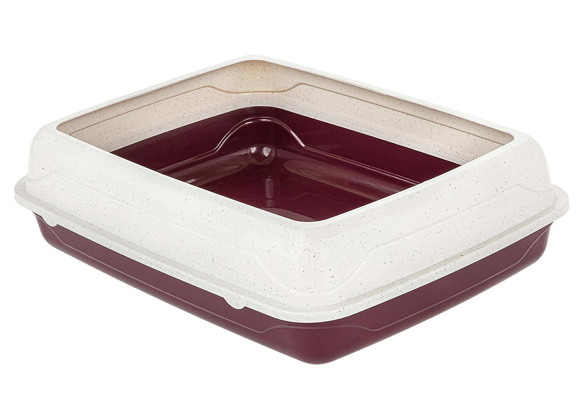 Cat Litter Tray PUSSY L / Red - Happet