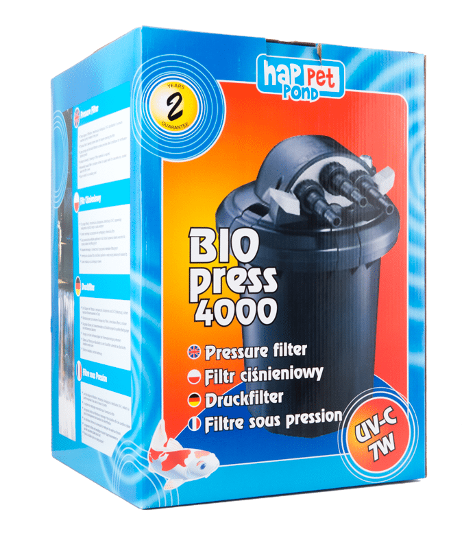 Filtr ciśnieniowy BIOpress 4000 UV Happet 7W (Zdjęcie 5)