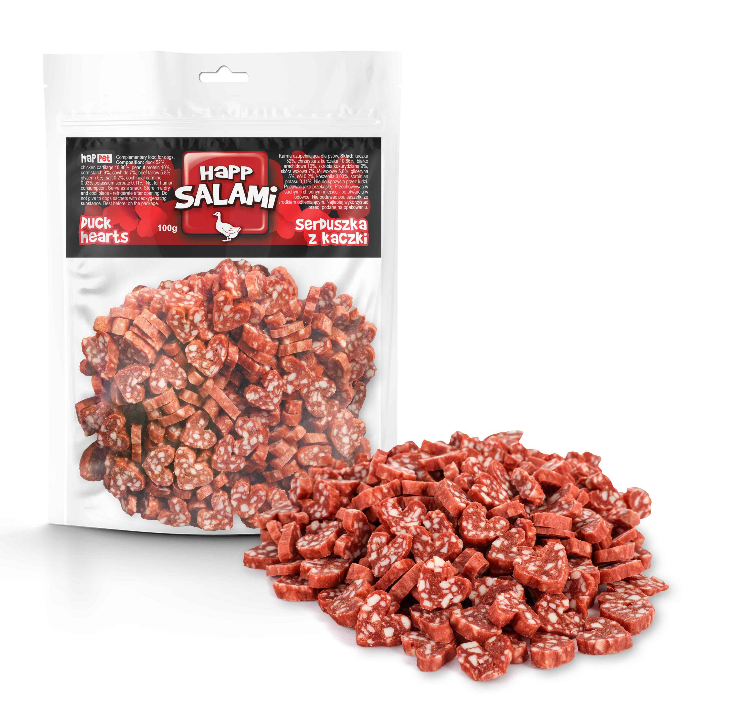 Duck Salami Hearts 100 g
