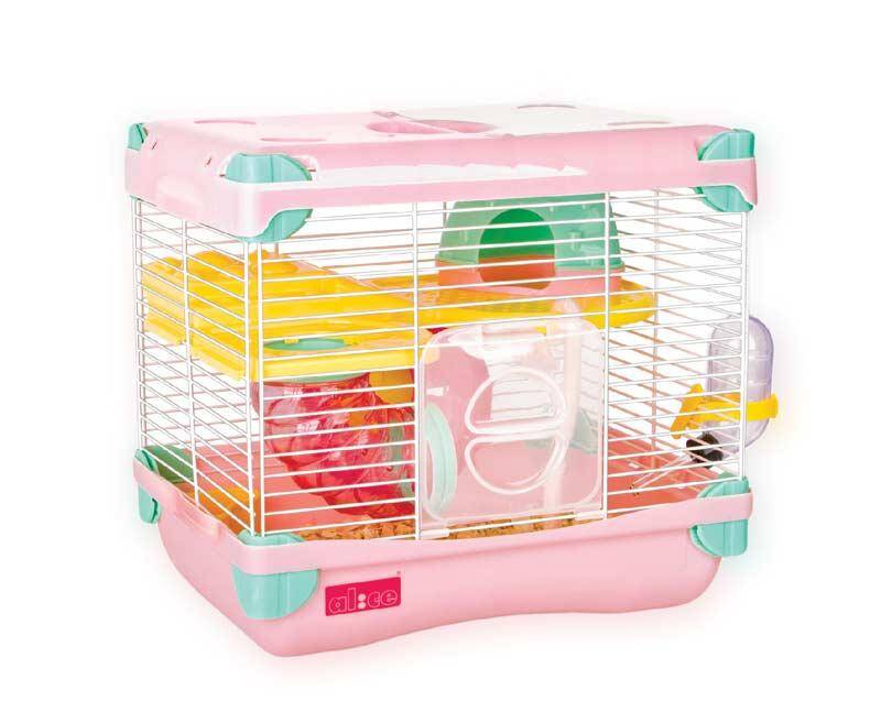 Rodent Cage GREMI Adventure Land / S Pink - Hamster
