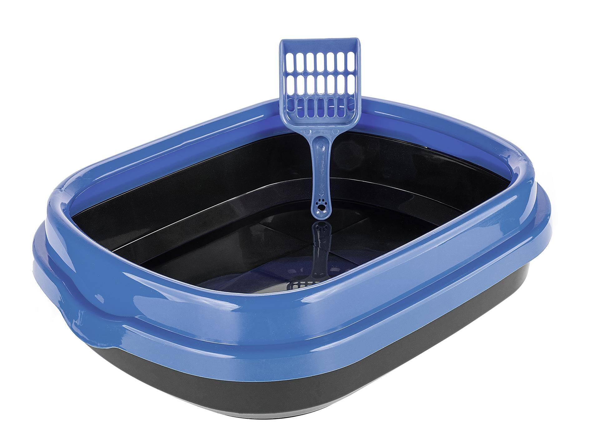 Cat Litter Tray POLLY / Blue - Happet