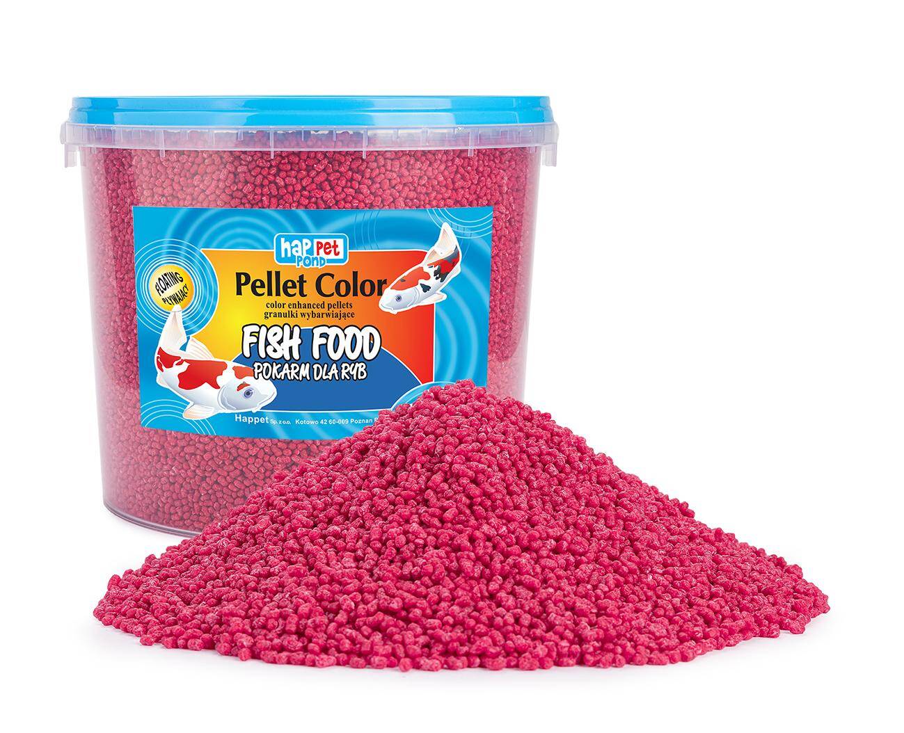 Die Fischpellets farbverstärkende Happet das Eimerchen 3L (L-P022PO)
