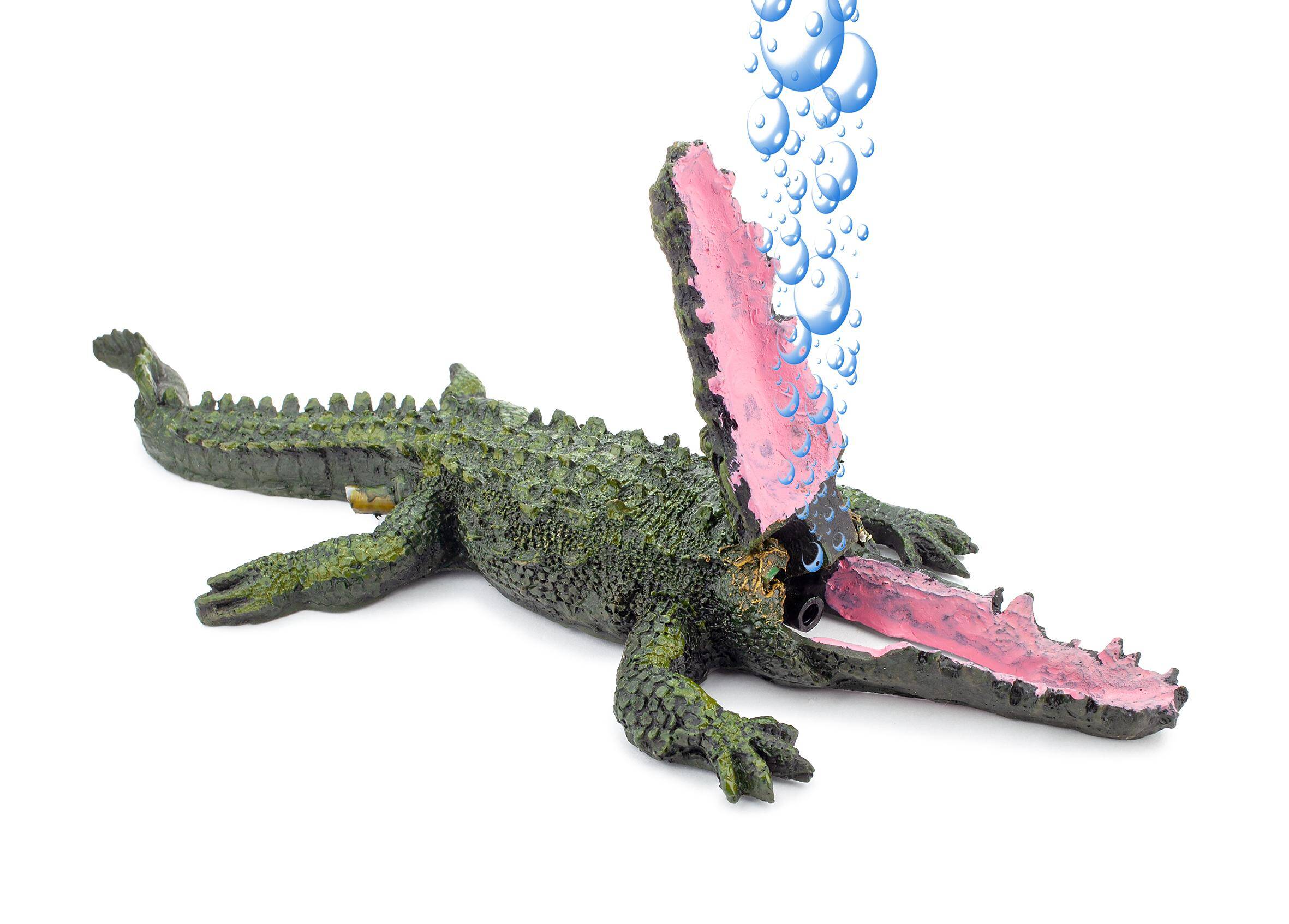 Aquariendekoration - Krokodil Happet U183 17 cm (S-U183DI)